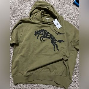 NWT Men’s Wrangler Green 75 Years Hoodie LARGE LG